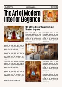 THE ART OF MODERN INTERIOR ELEGANCE